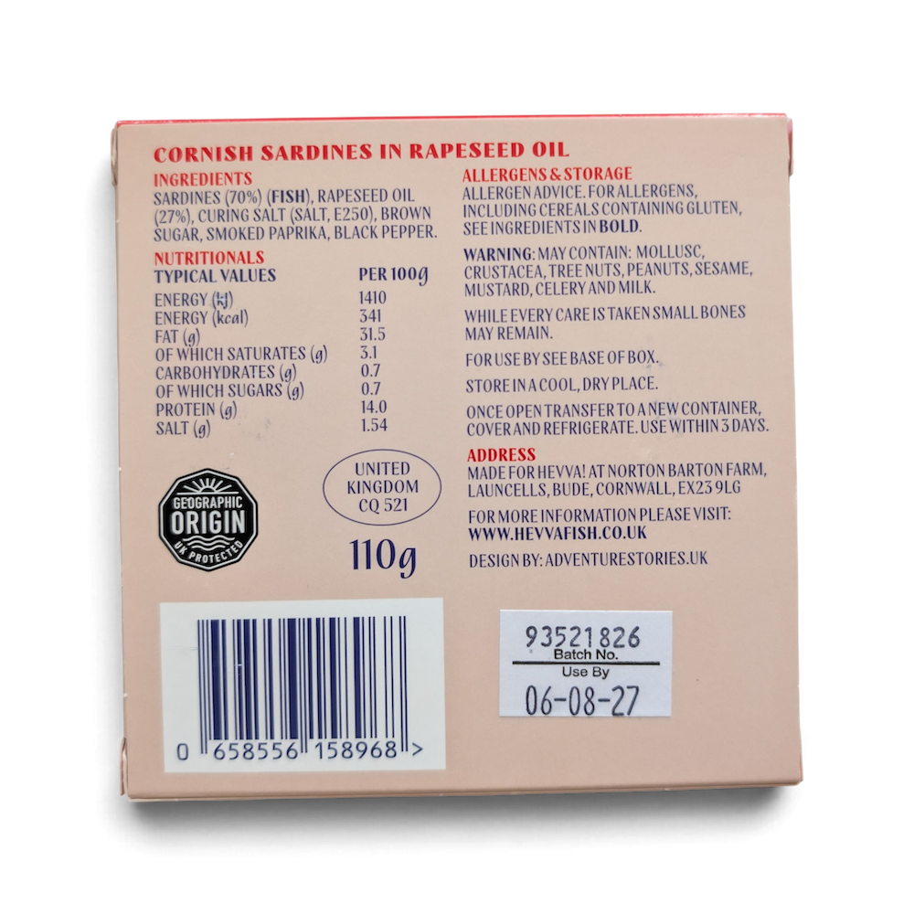 Hevva! Cornish Sardines