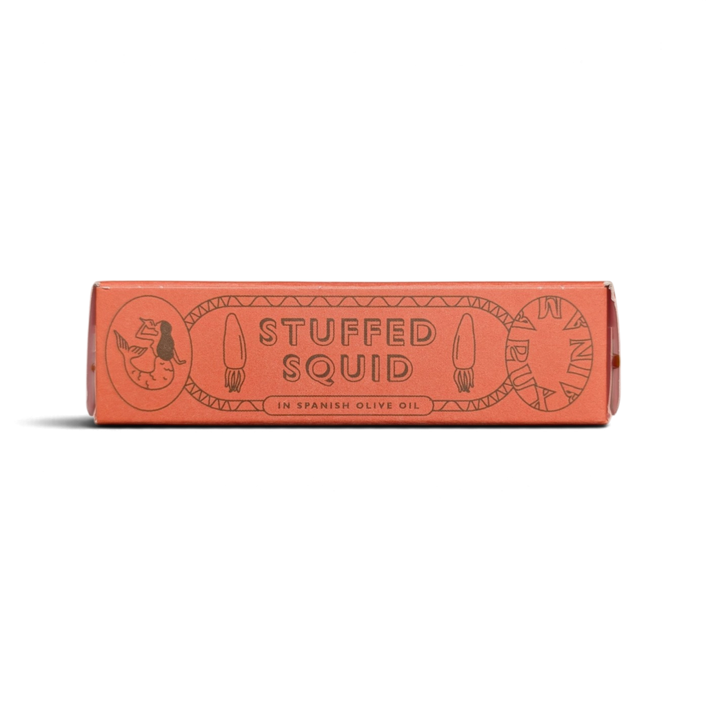Maruxaina stuffed squid - side of tin