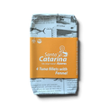 Front of a tin of Santa Catarina Tinned Tuna with Fennel