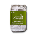 Front of a tin of Santa Catarina Tinned Tuna in Mediterranean Sauce 